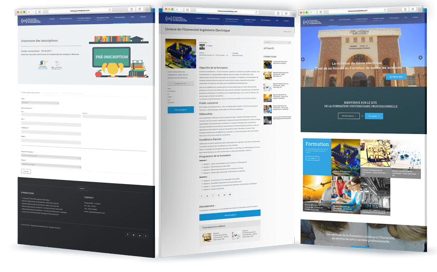 site web dynamique