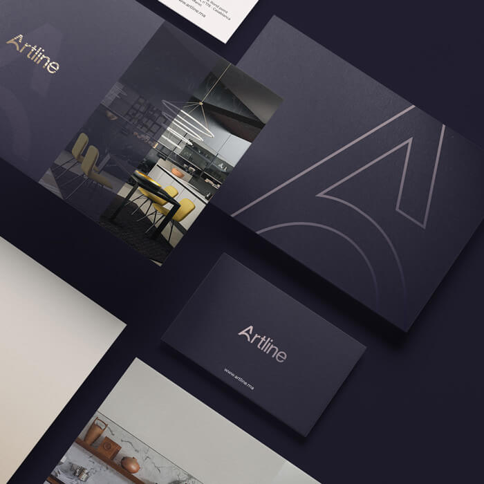identité visuelle artline intérieur